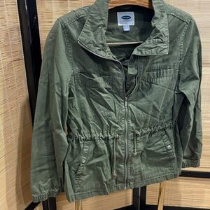 Old Navy Utility Jacket in Forest Green
